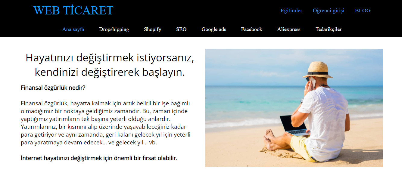 web-ticaret