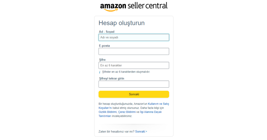 Amazon'da satış yapmak